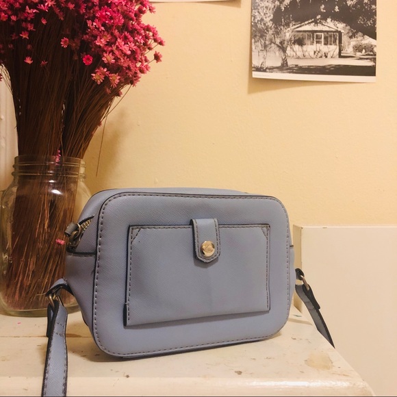 accessorize blue bag